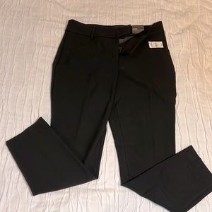 Express Black Ankle Mid Rise Black Pant Size 12L